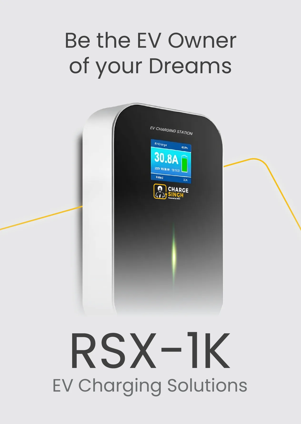 RSX-1K Home EV Charger product information, page 1